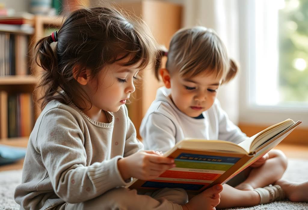 Kinder beim Lesen