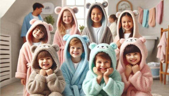 Kinderbademäntel