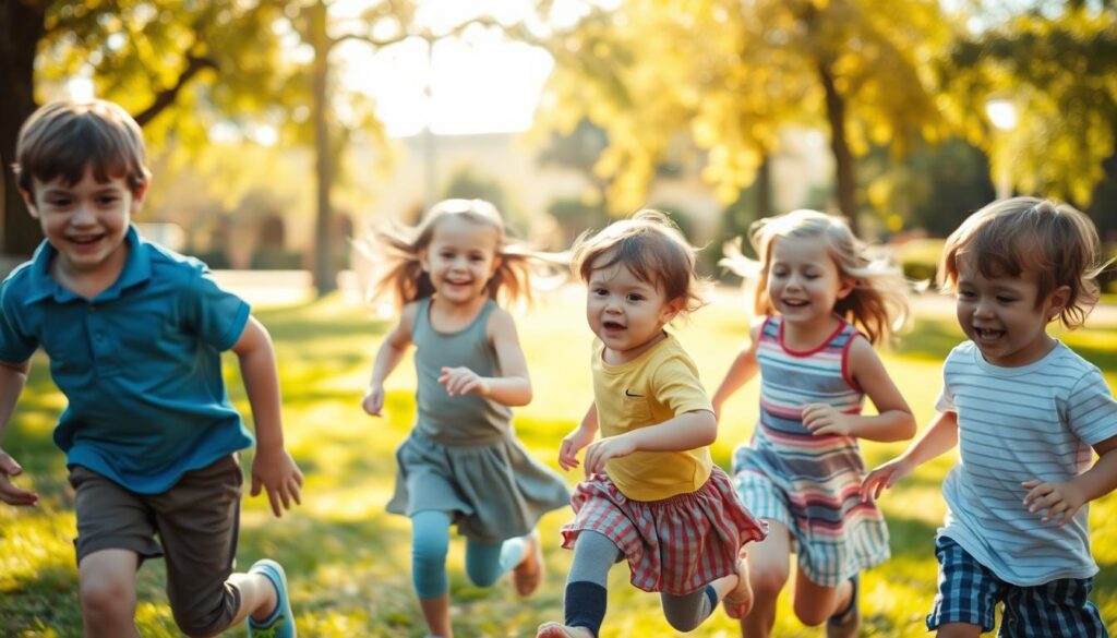 Kinder spielen Kinder spielen