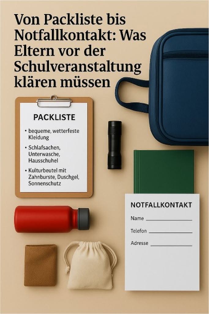 Die Packliste im Überblick