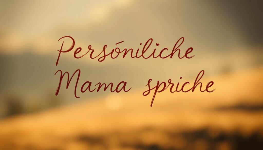 Persönliche Mama Sprüche Persönliche Mama Sprüche