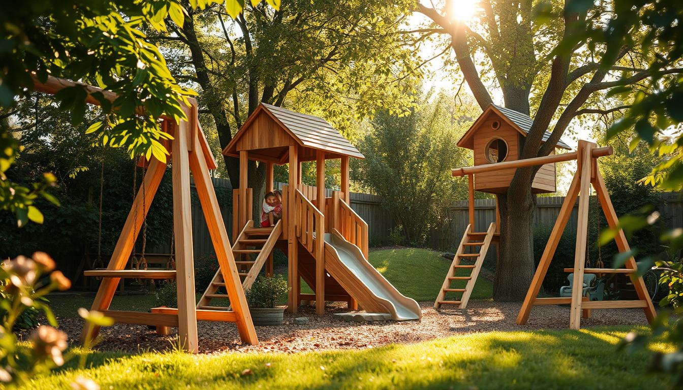 Spielplatz selber bauen Ideen