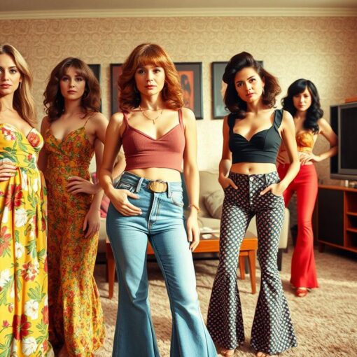 70er Style Frauen