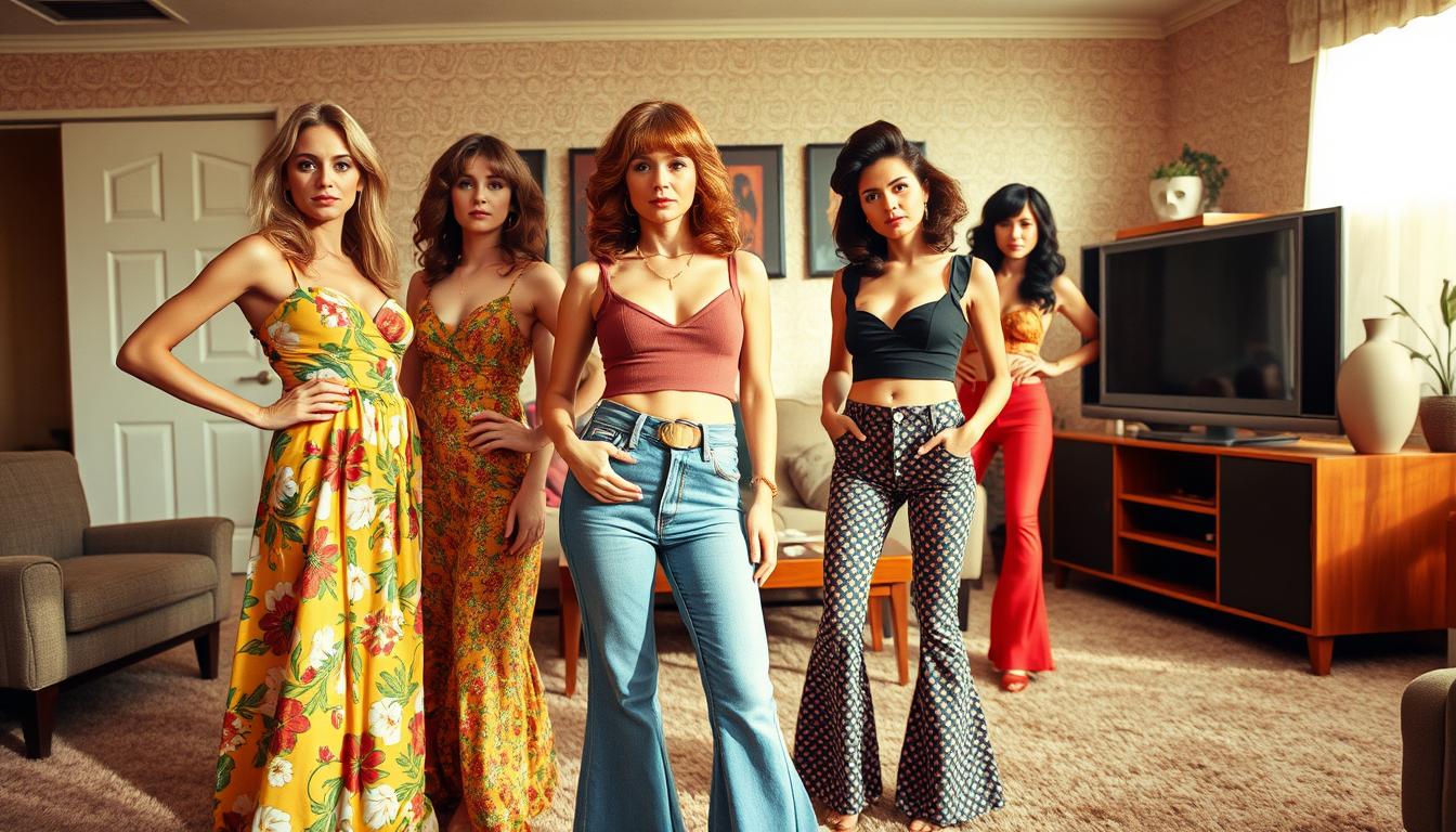 70er Style Frauen