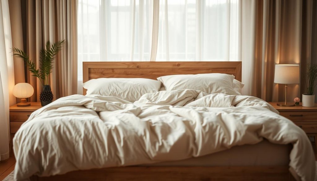 Wohlfühlatmosphäre Doppelbett