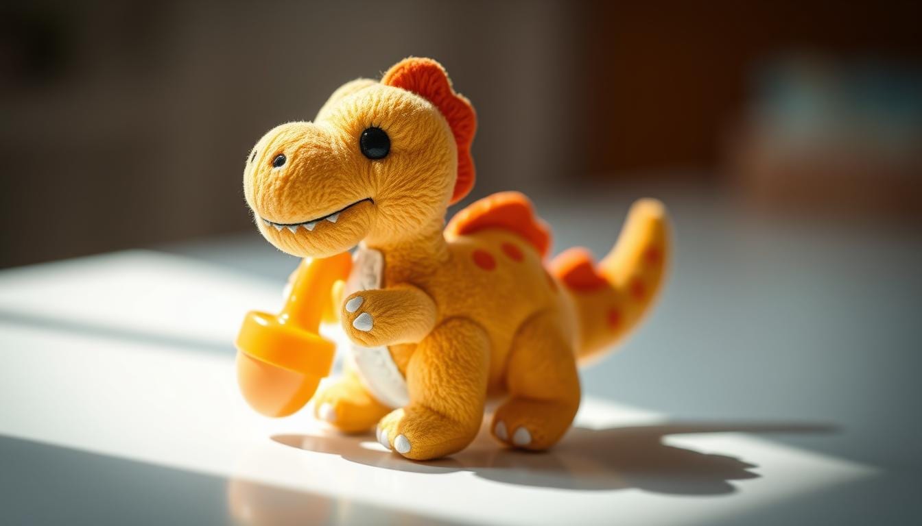 Schnullerkette Dino