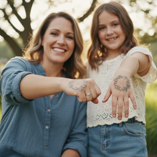 Mutter Tochter Tattoo