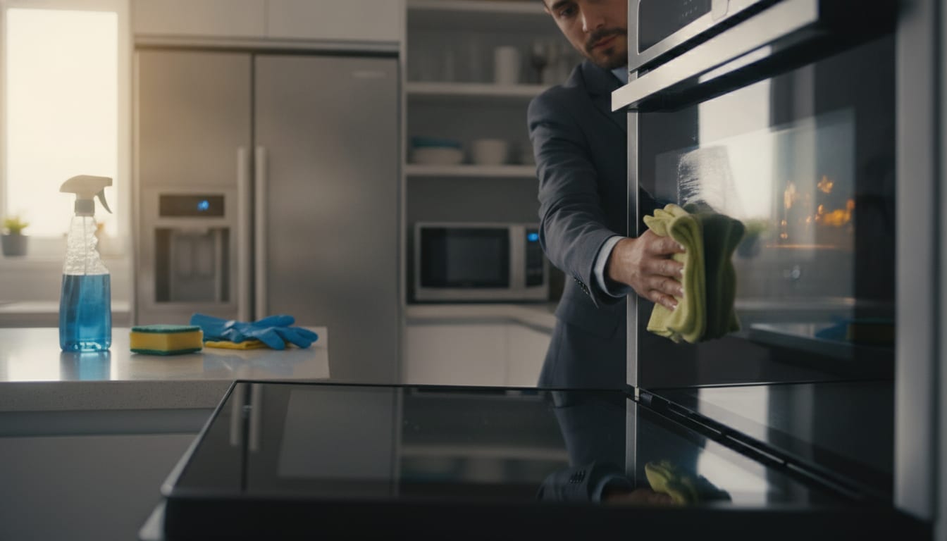 Backofen Glas reinigen