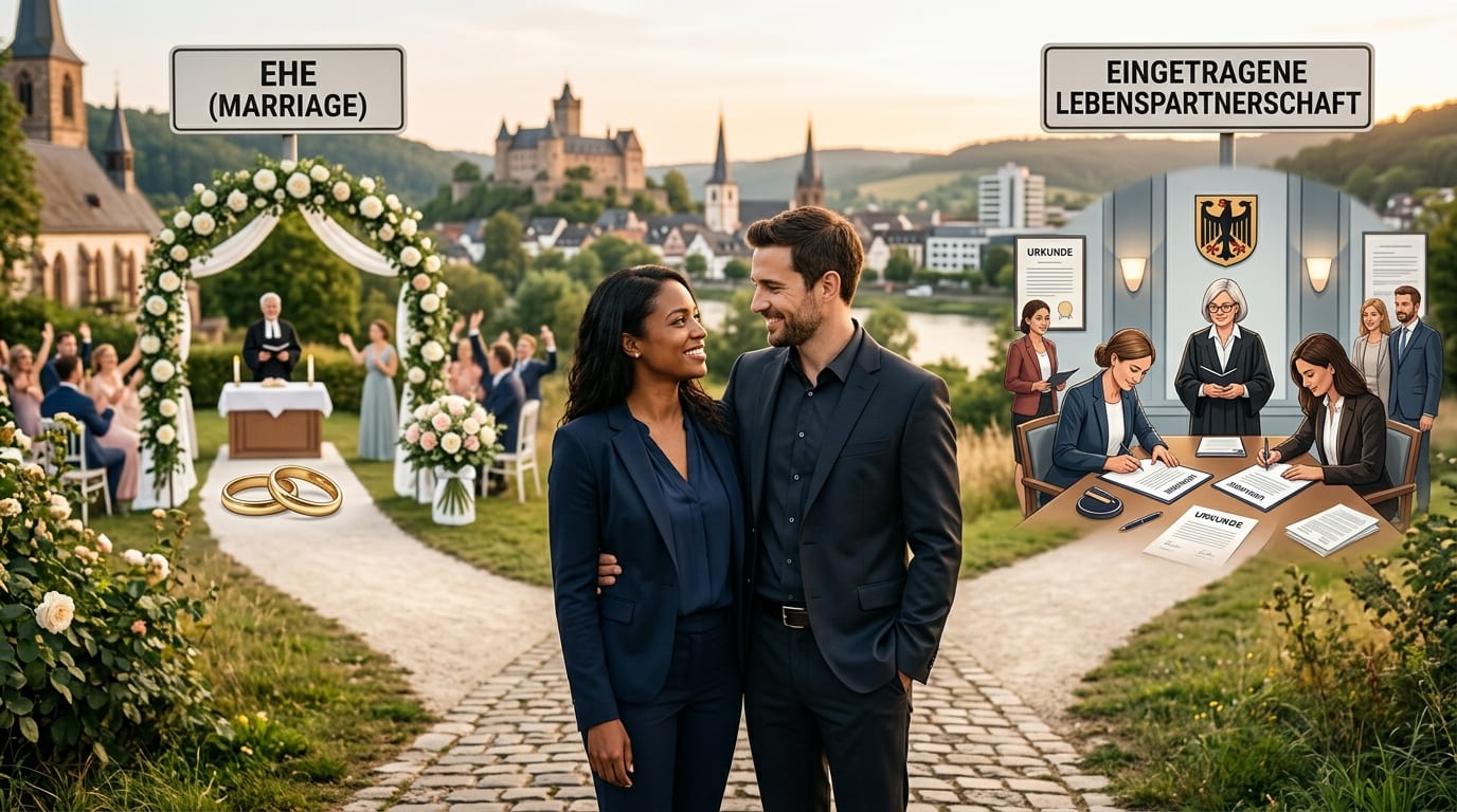 Unterschied Ehe eingetragene Partnerschaft